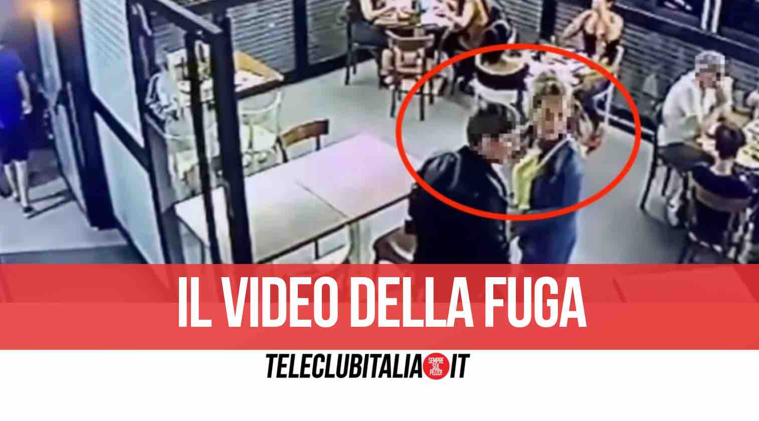 san prisco coppia scappa senza pagare dal ristorante