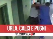 aggressione ospedale aversa-picchiati-infermiere guardia giurata