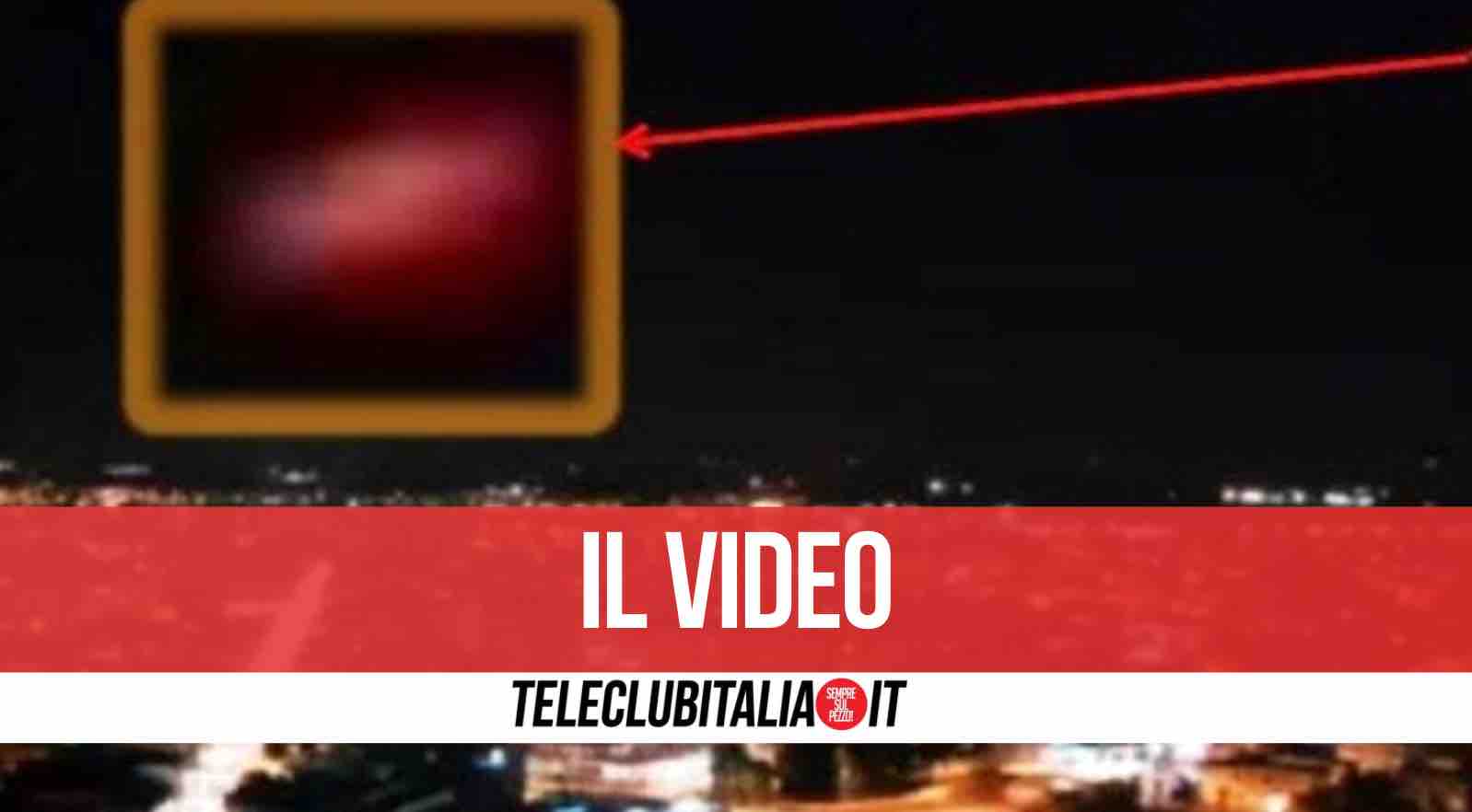 ufo avvistamento mondragone video