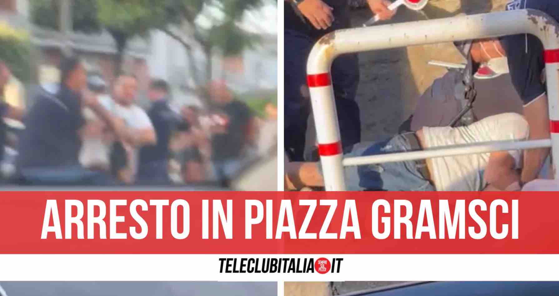 giugliano arrestato uomo piazza gramsci