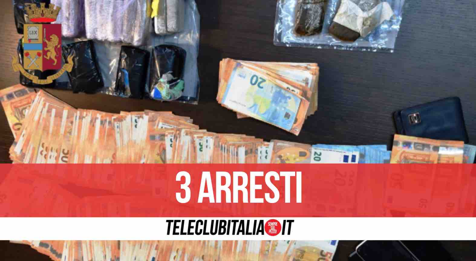 somma-vesuviana-blitz-polizia-soldi-droga somma-vesuviana-blitz-polizia-soldi-droga