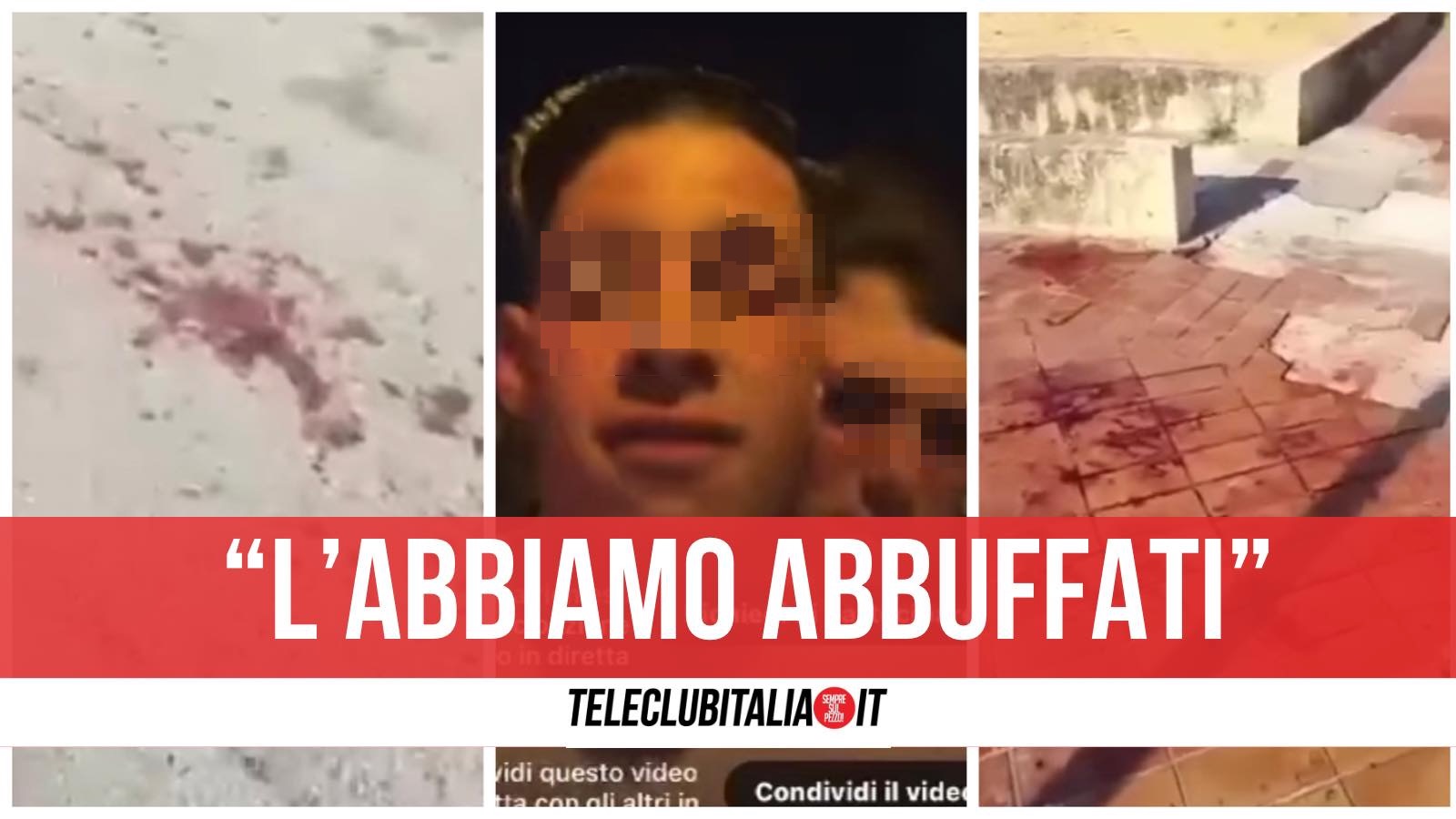 brusciano accoltellato video