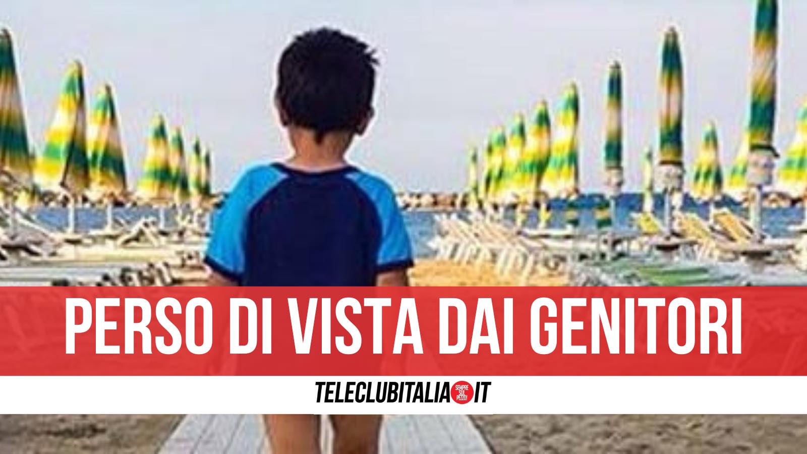 castellabate bambino perso spiaggia