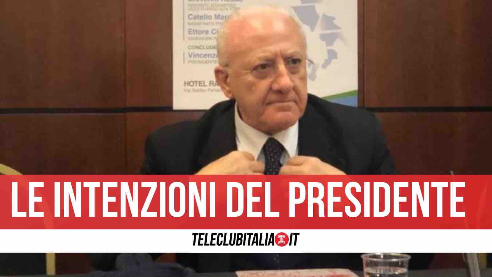 de luca terzo mandato de luca terzo mandato