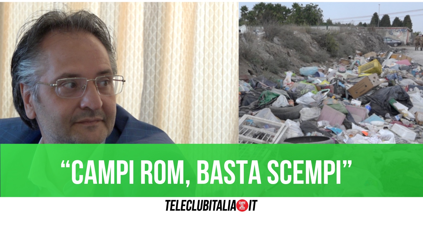 giugliano campi rom sindaco nicola pirozzi