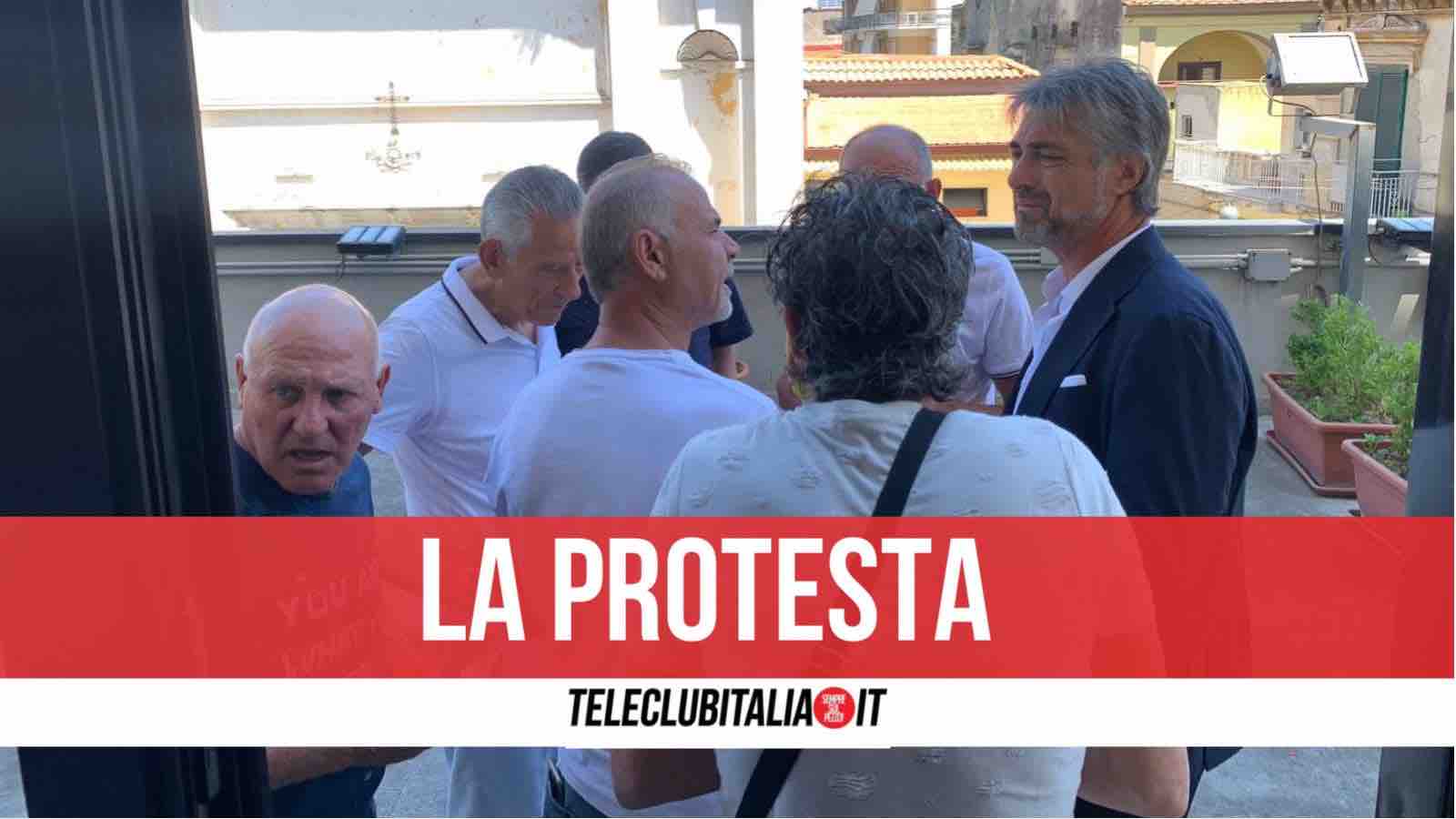 protesta vigilini giugliano