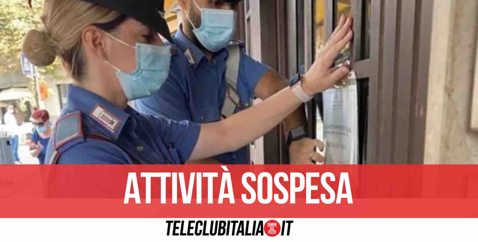 pozzuoli chiuso bar frequentato da pregiudicati