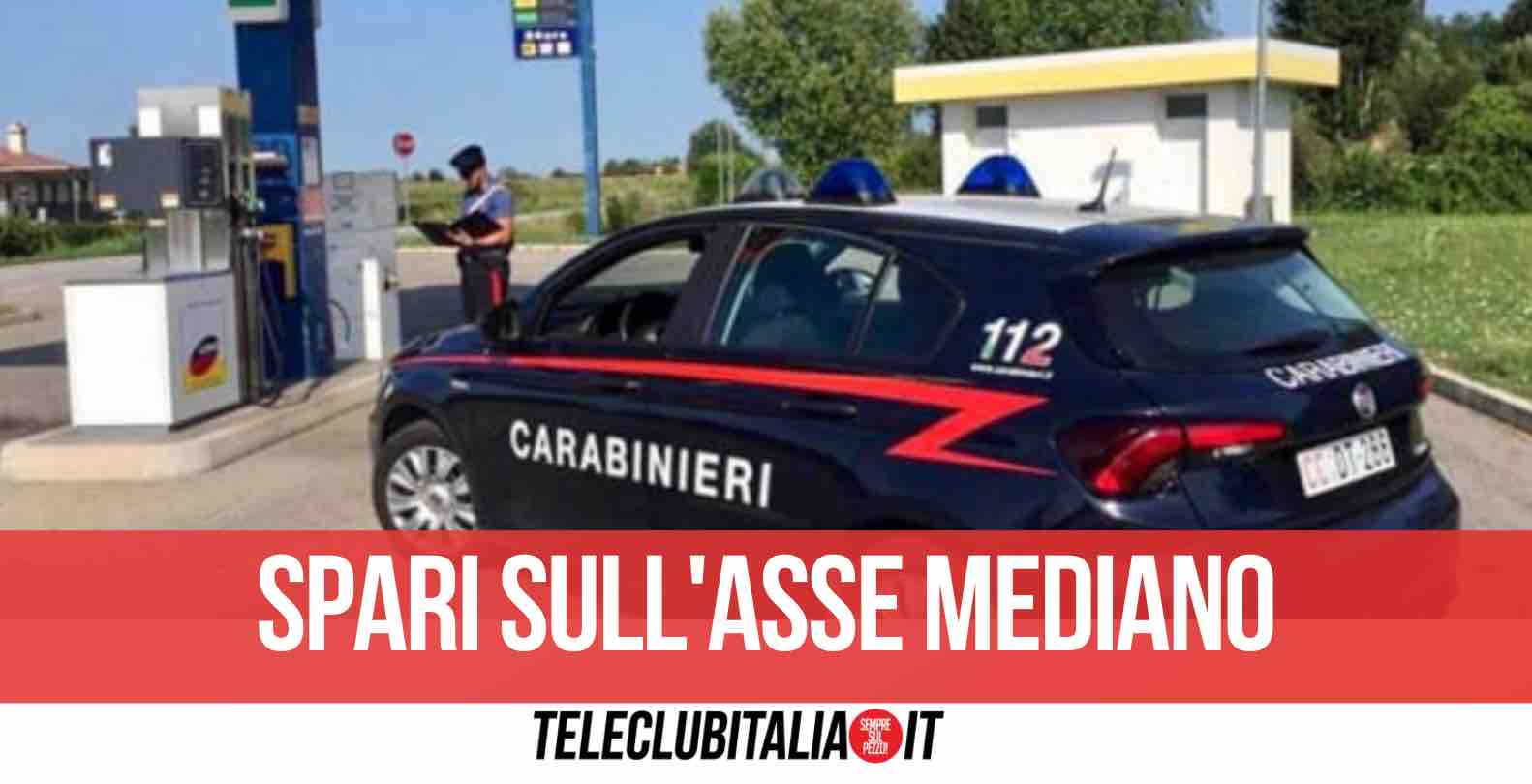 giugliano rapina distributore asse mediano giugliano rapina distributore asse mediano