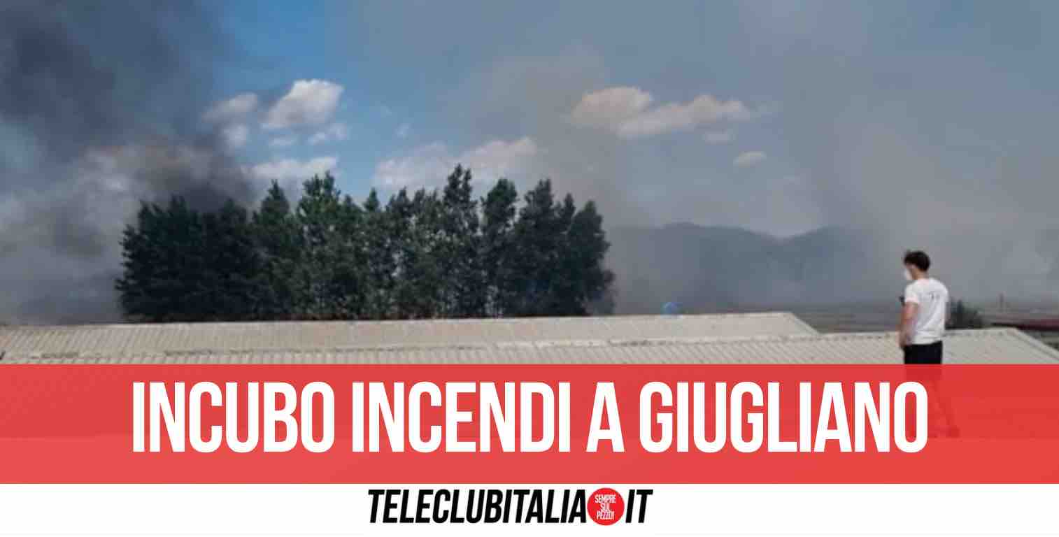 giugliano incendio via carrafiello