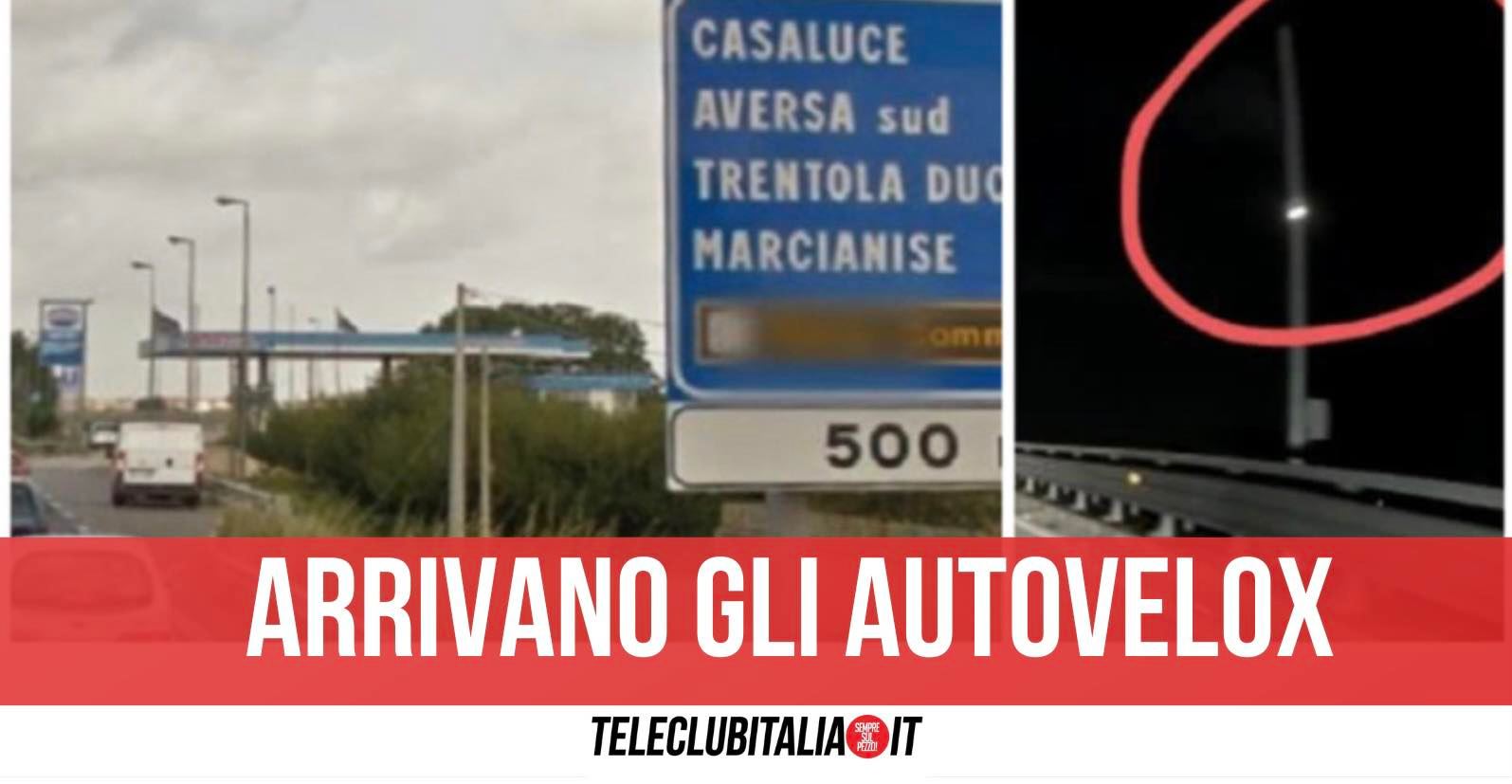 autovelox asse mediano aversa luglio 2022