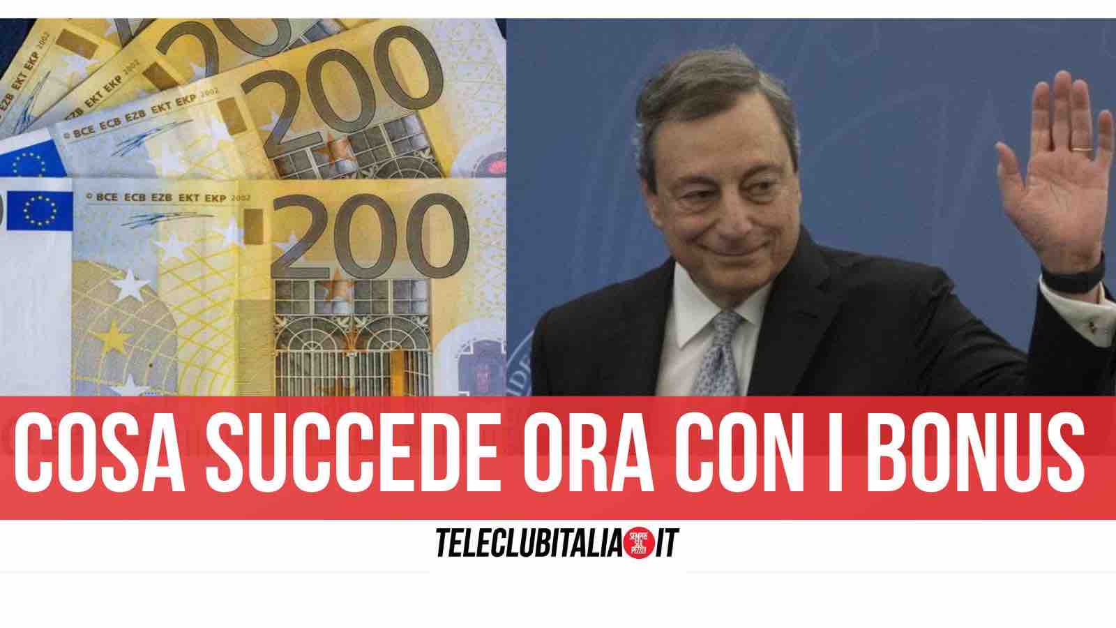 bonus 200 euro crisi governo
