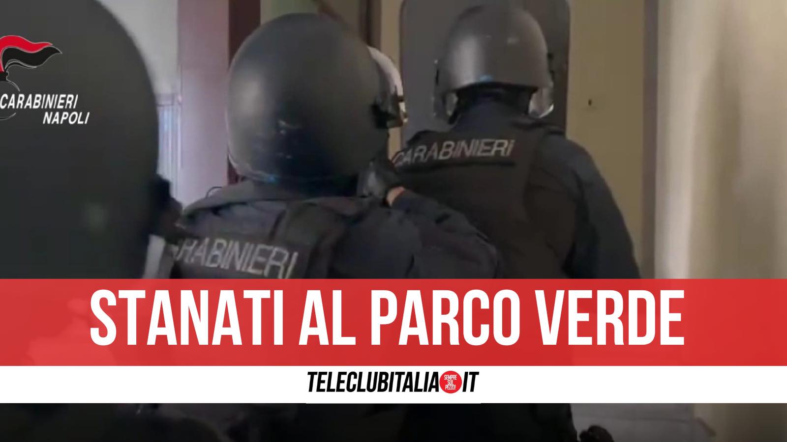 parco verde blitz arresti