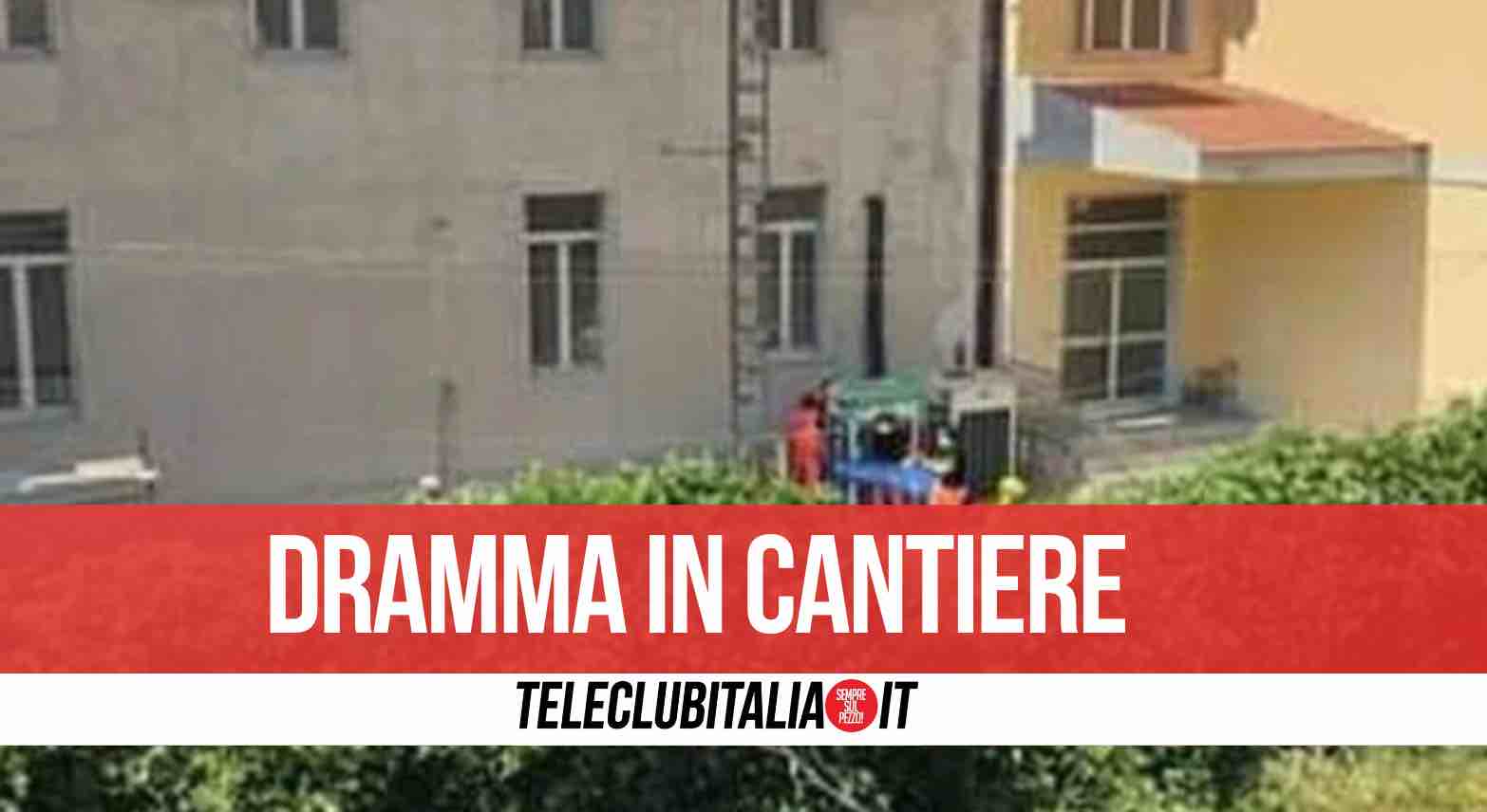 salerno incidente sul lavoro-operaio cade da impalcatura