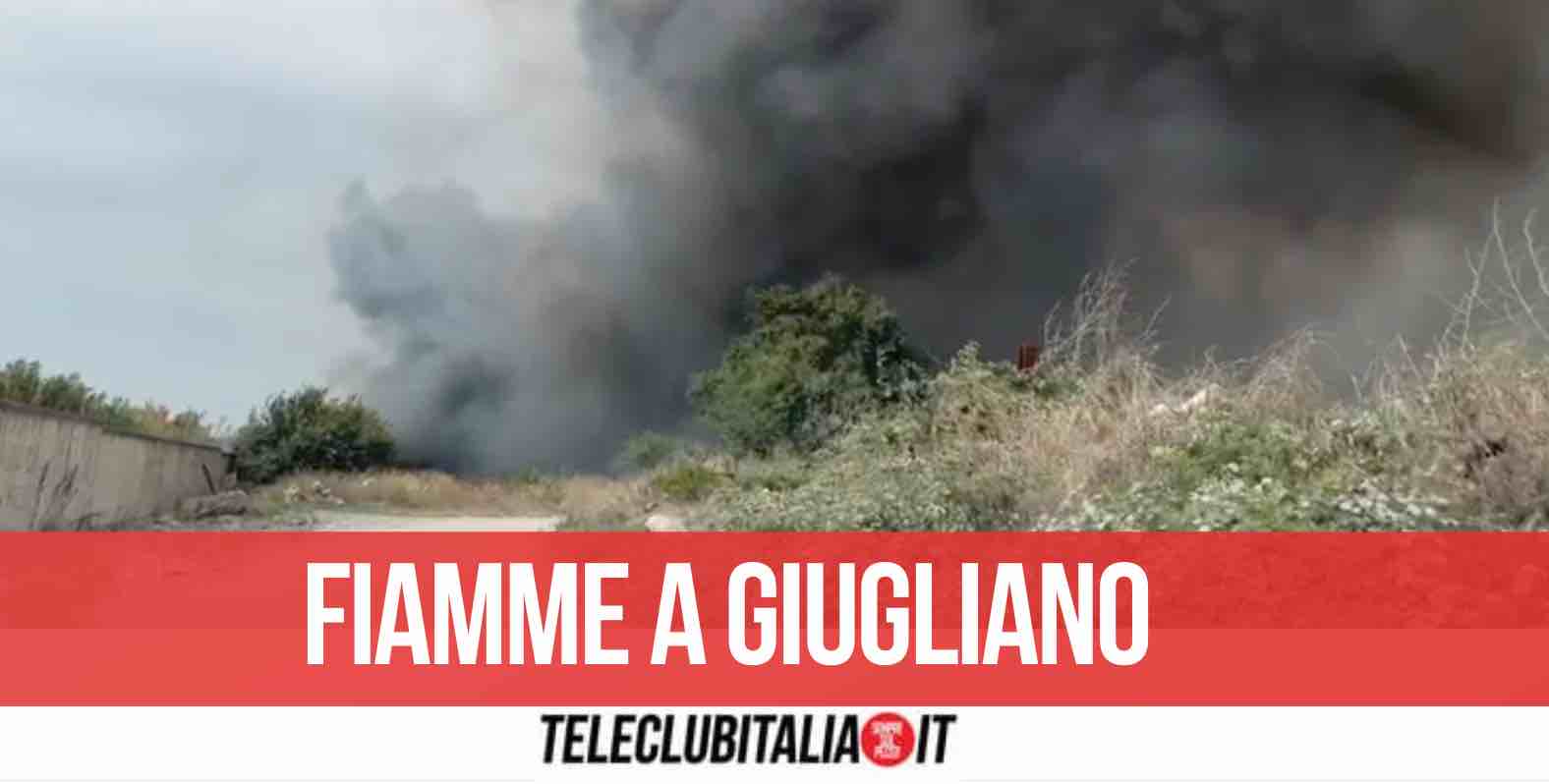 giugliano rogo tossico campo rom