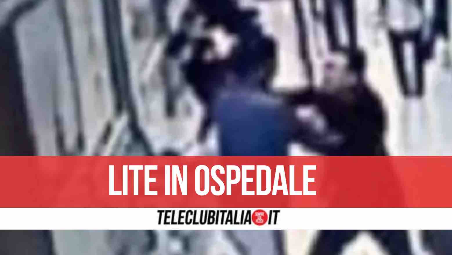 Ospedale del Mare lite guardia giurata