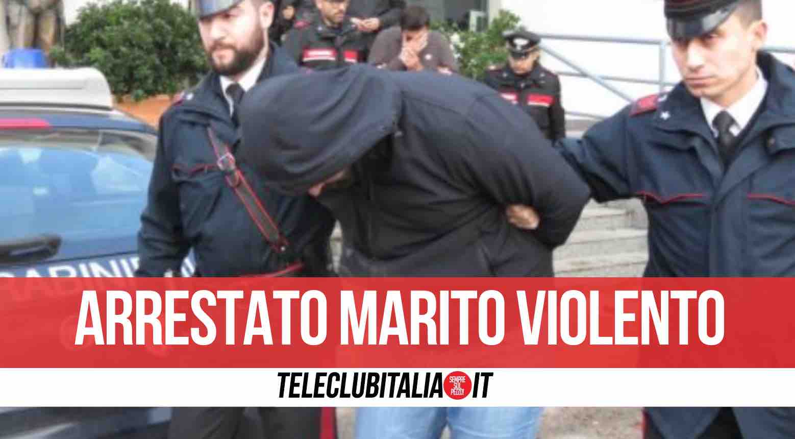 sant'antimo arrestato marito violento