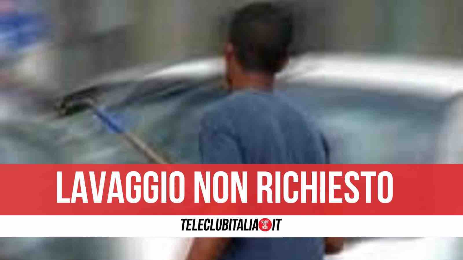 aggressione napoli lavavetri