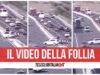 inversione a u autostrada a1 roma video