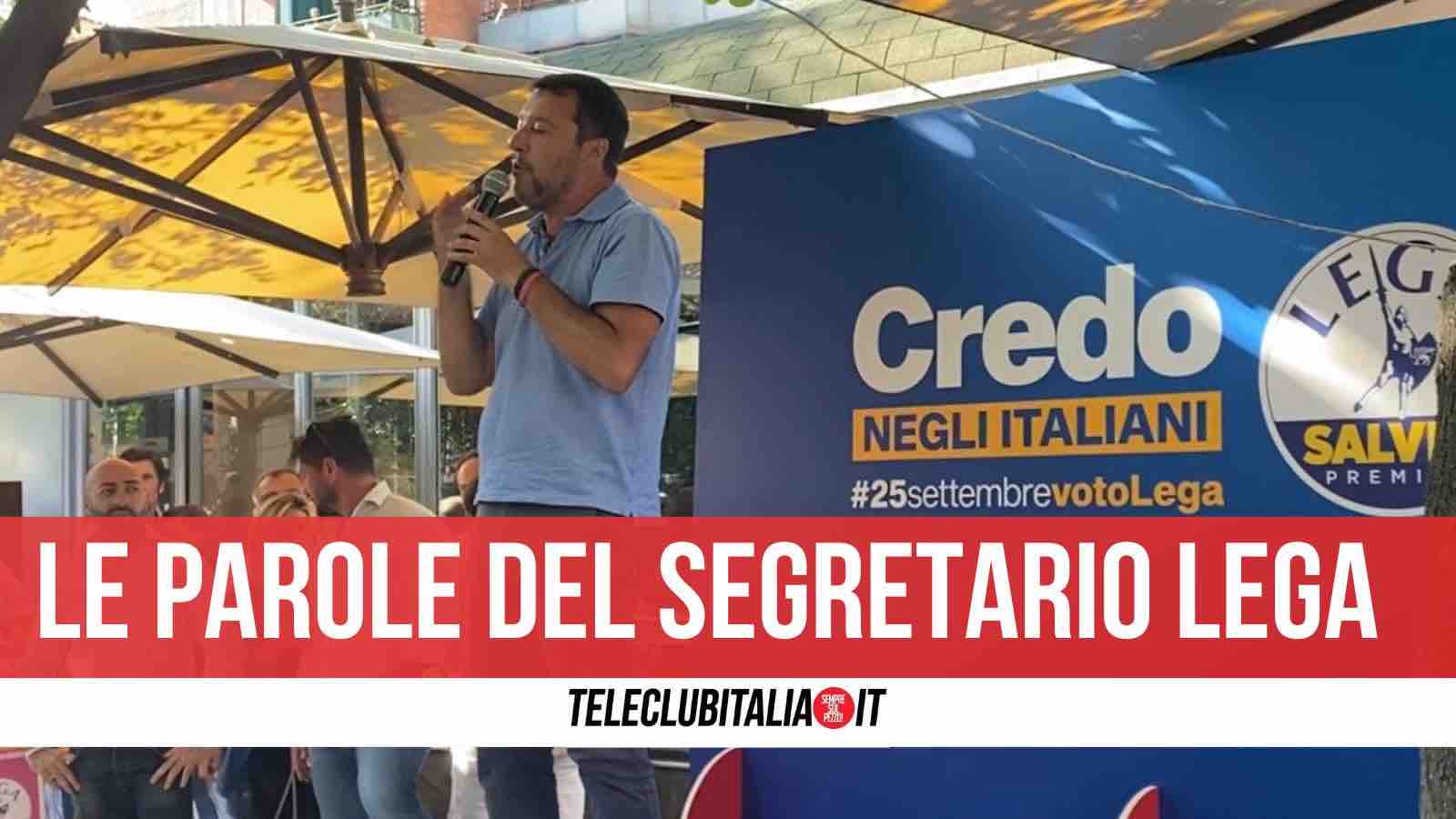 salvini a giugliano