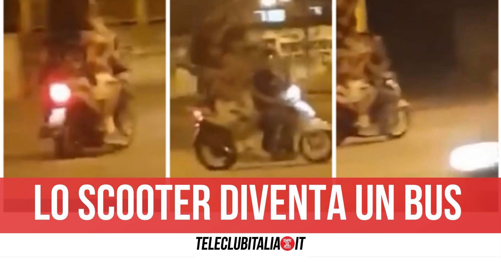 sei sullo scooter scampia video