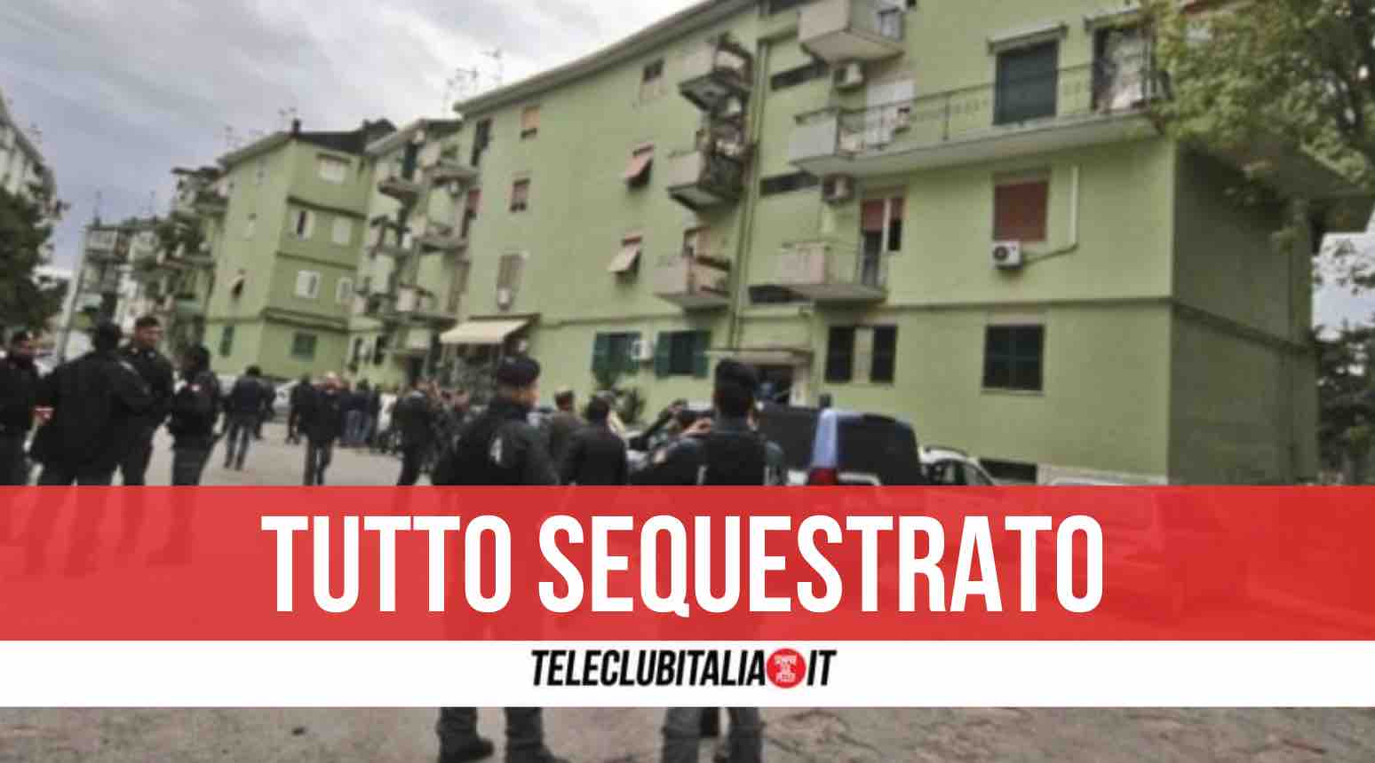 polizia blitz secondigliano sequestri