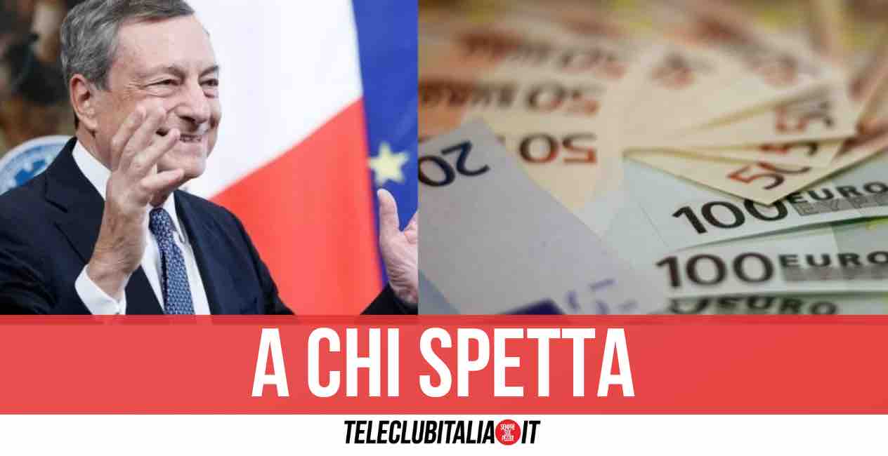 nuovo bonus 150 euro mario draghi