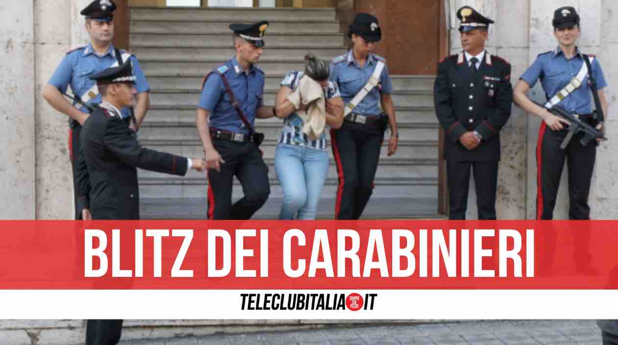 giugliano blitz anti droga blitz carabinieri