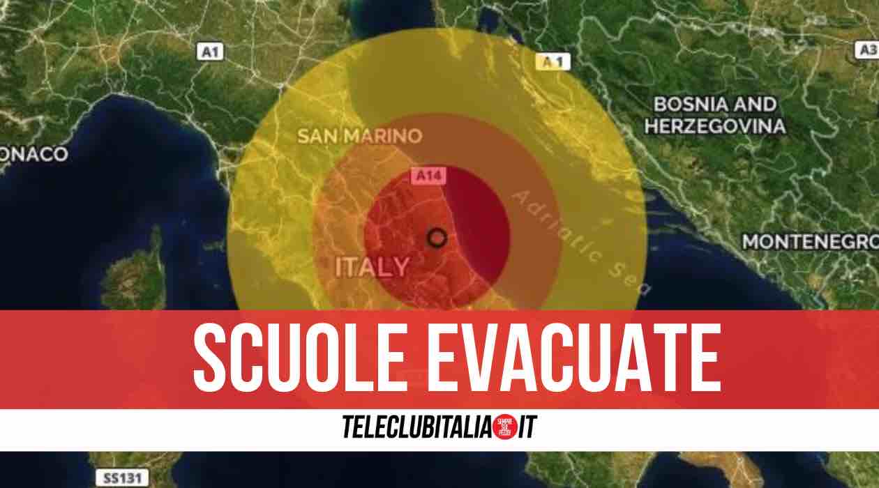 terremoto marche 22 settembre scuole evacuate