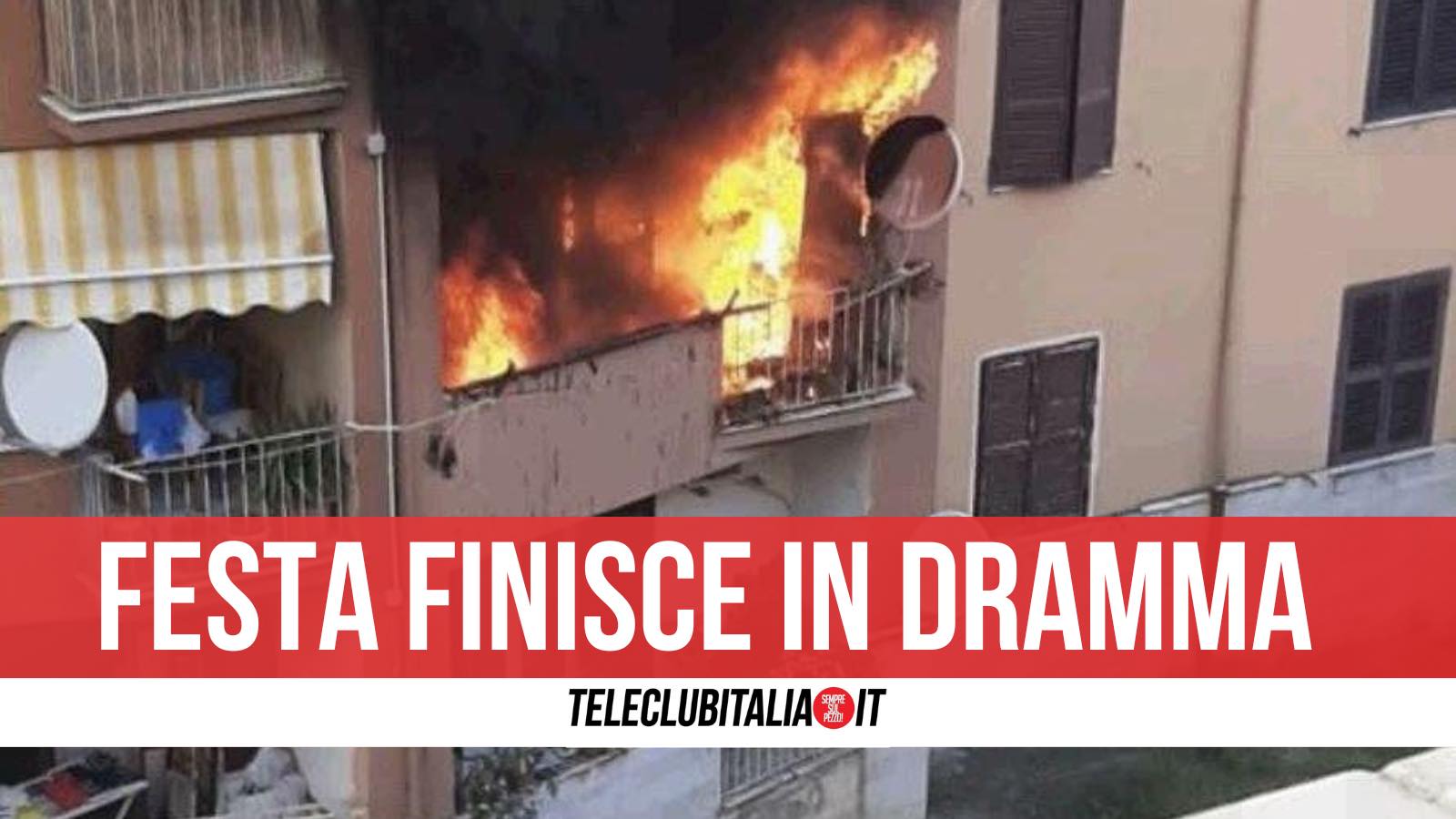 incendio via brin castellammare di stabia