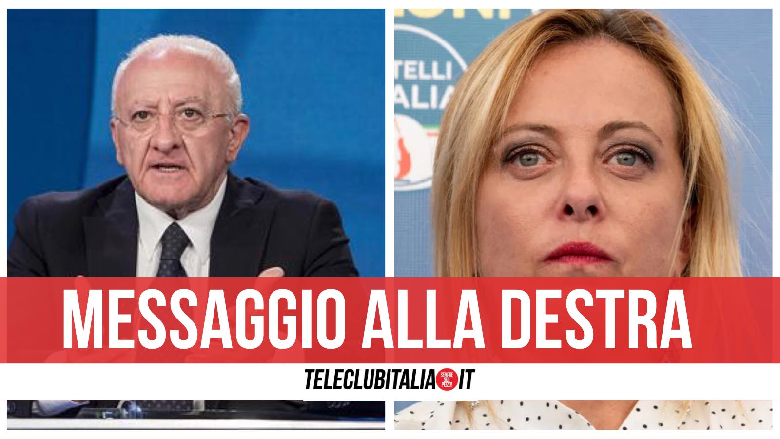 meloni de luca diretta 30 settembre