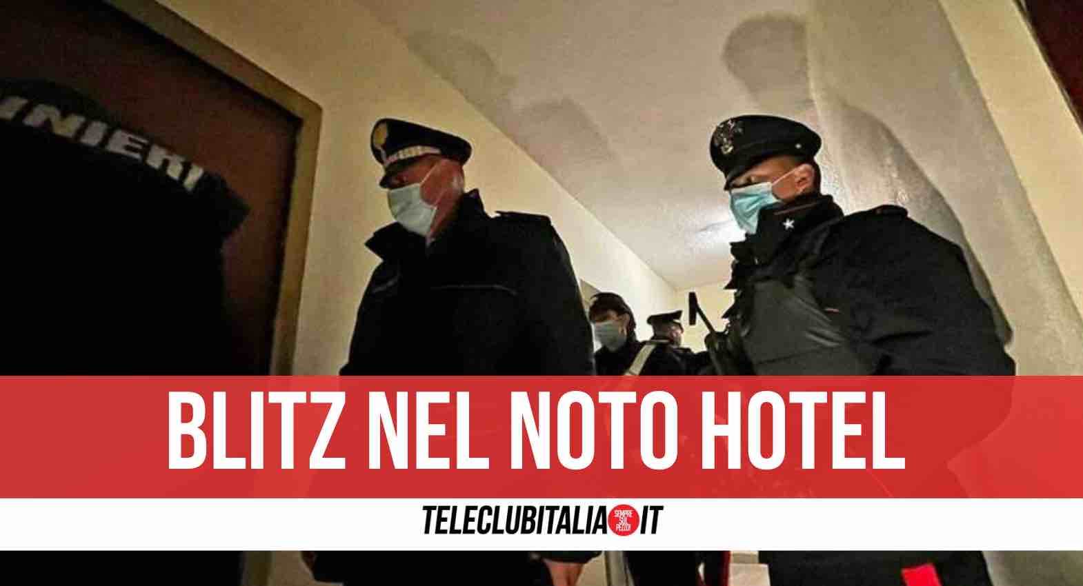 blitz hotel giugliano arrestati rapinatori di rolex