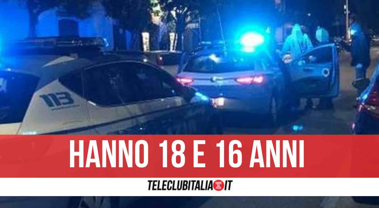 Napoli, in scooter armati di pistola e coltello: fermati due giovanissimi