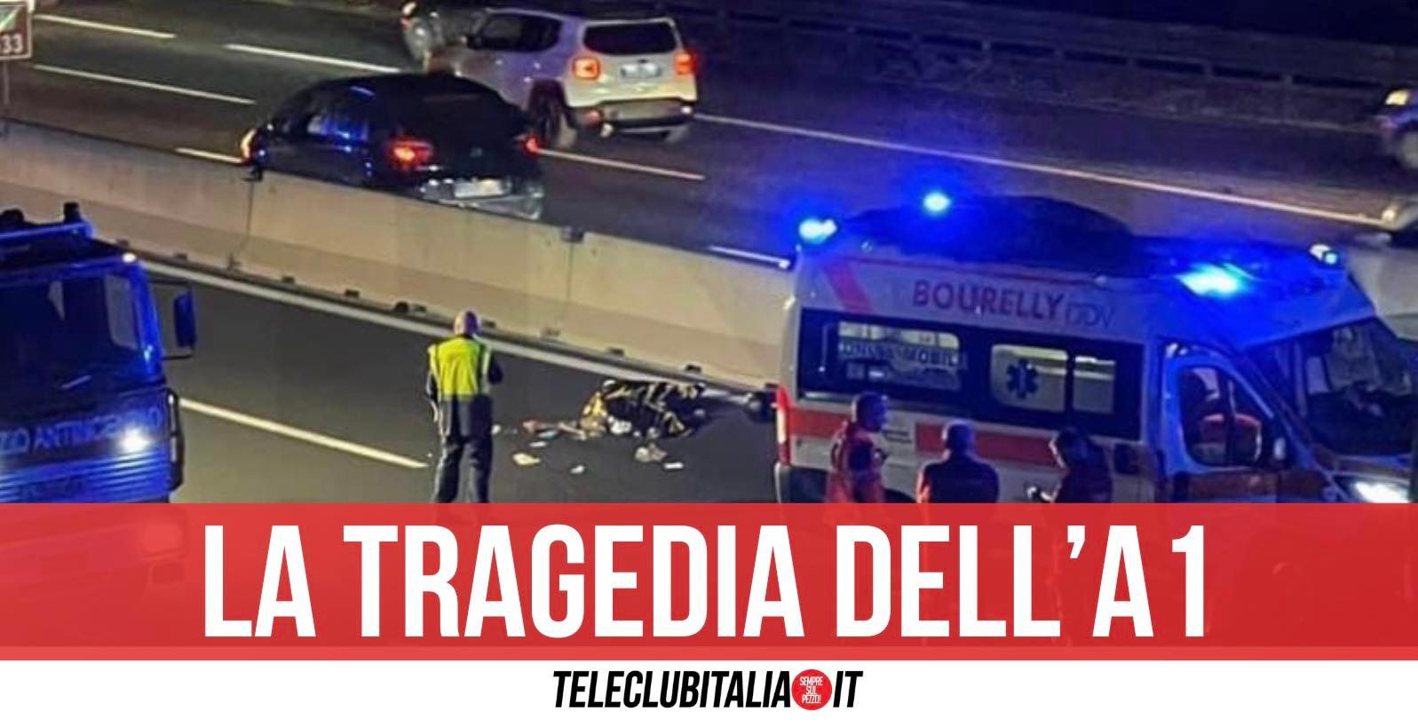 incidente a1 centro direzionale due morti