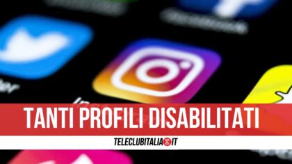 instagram down account disabilitati cosa succede
