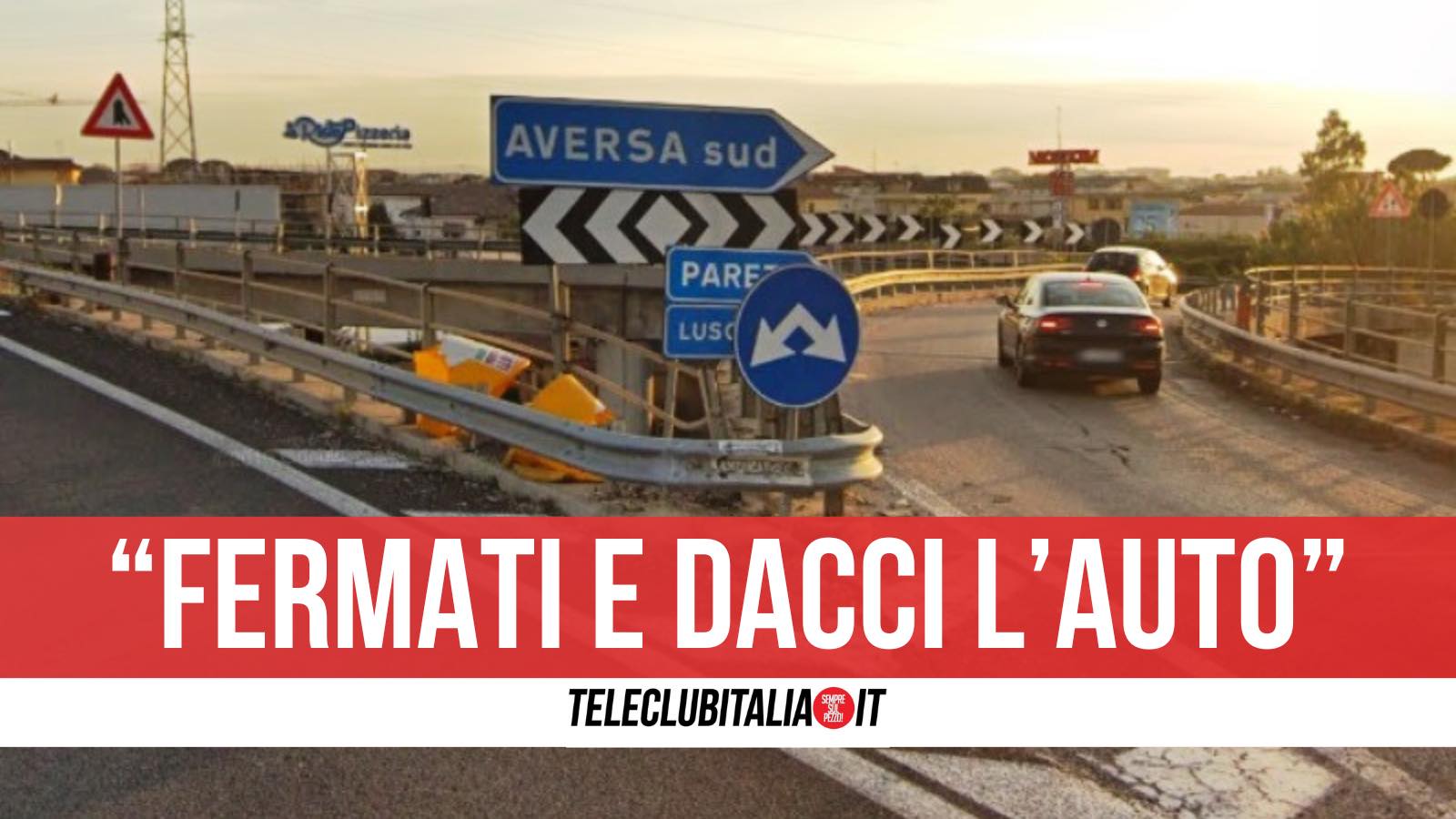 tentativo rapina asse mediano aversa trentola