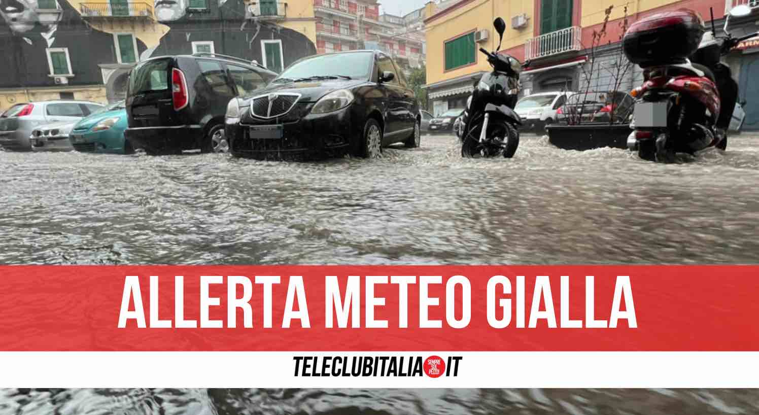 Campania, temporali e fulmini: prorogata l'allerta meteo