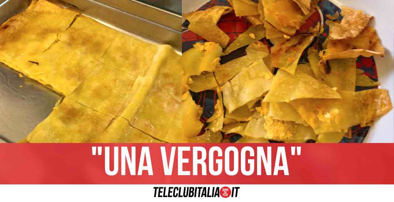 napoli mensa scolastica lasagna cruda napoli mensa scolastica lasagna cruda