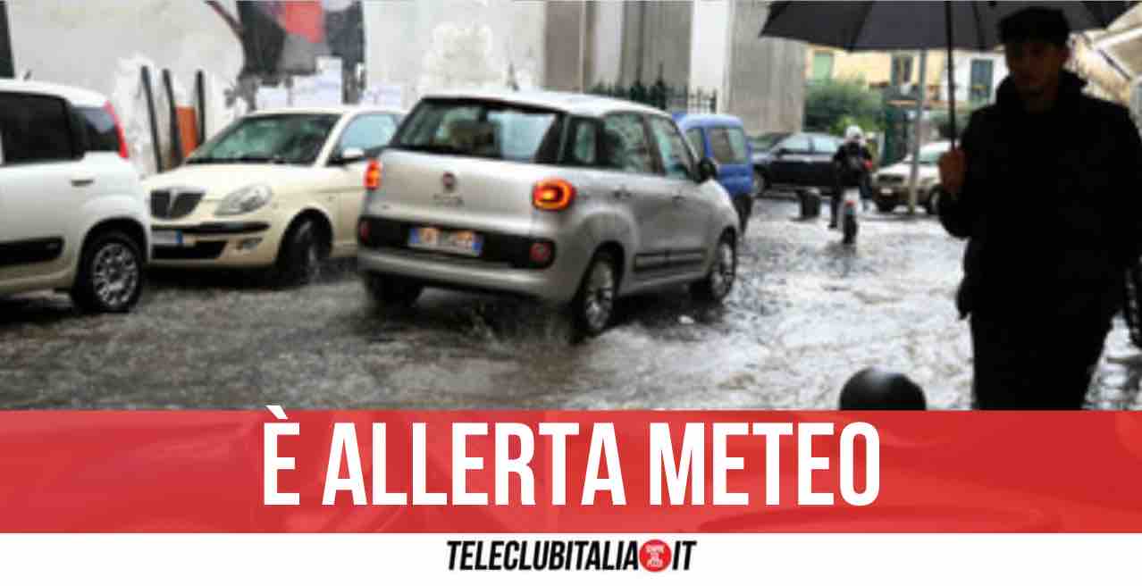 napoli allerta meteo pioggia allagamenti 14 novembre