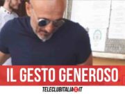 Tifosa del Napoli paga il conto in pizzeria a Spalletti: la reazione del Mister