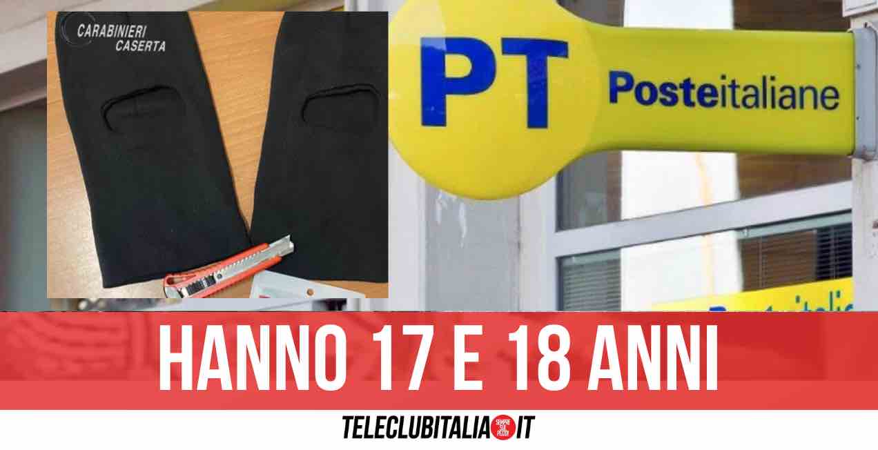 Erano pronti a rapinare le Poste di Parete, denunciati due giuglianesi