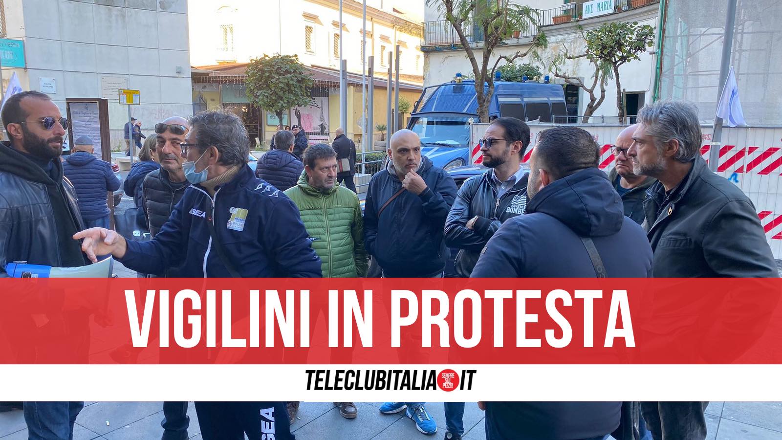 vigilini protesta giugliano 2022