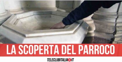 Orrore in chiesa in Campania: escrementi umani e urina nelle acquasantiere