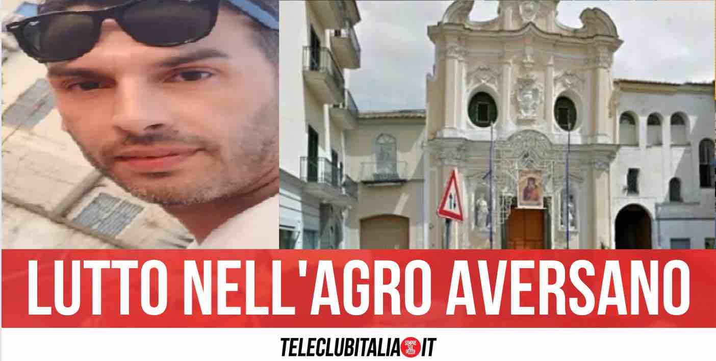 agro aversano mauro d'angelo muore a 41 anni