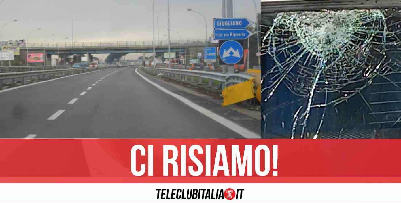 Ancora paura tra Giugliano e Qualiano, dopo il martello lanciato un sasso contro un furgone