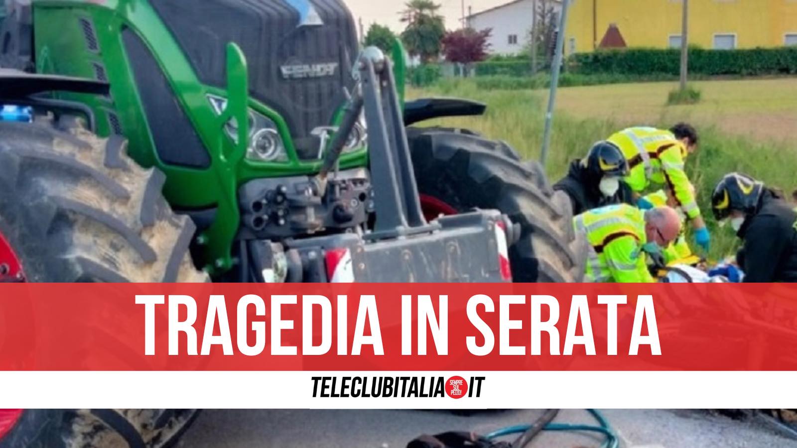 incidente orta di atella trattore