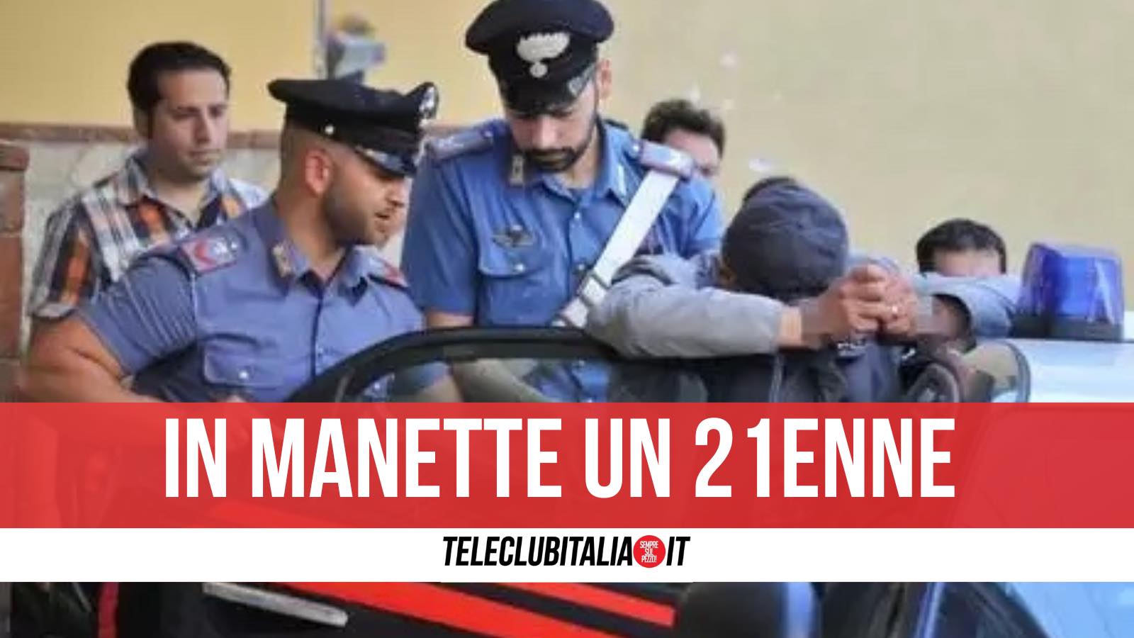 san marcellino sorpreso a rubare prende a morsi carabiniere