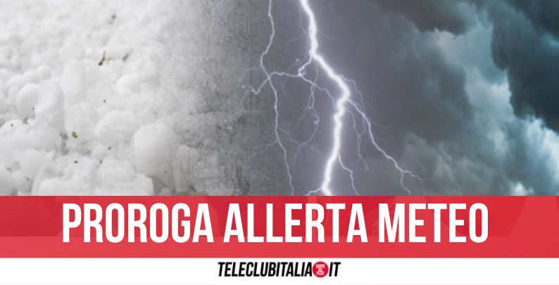 campania allerta meteo grandine e temporali