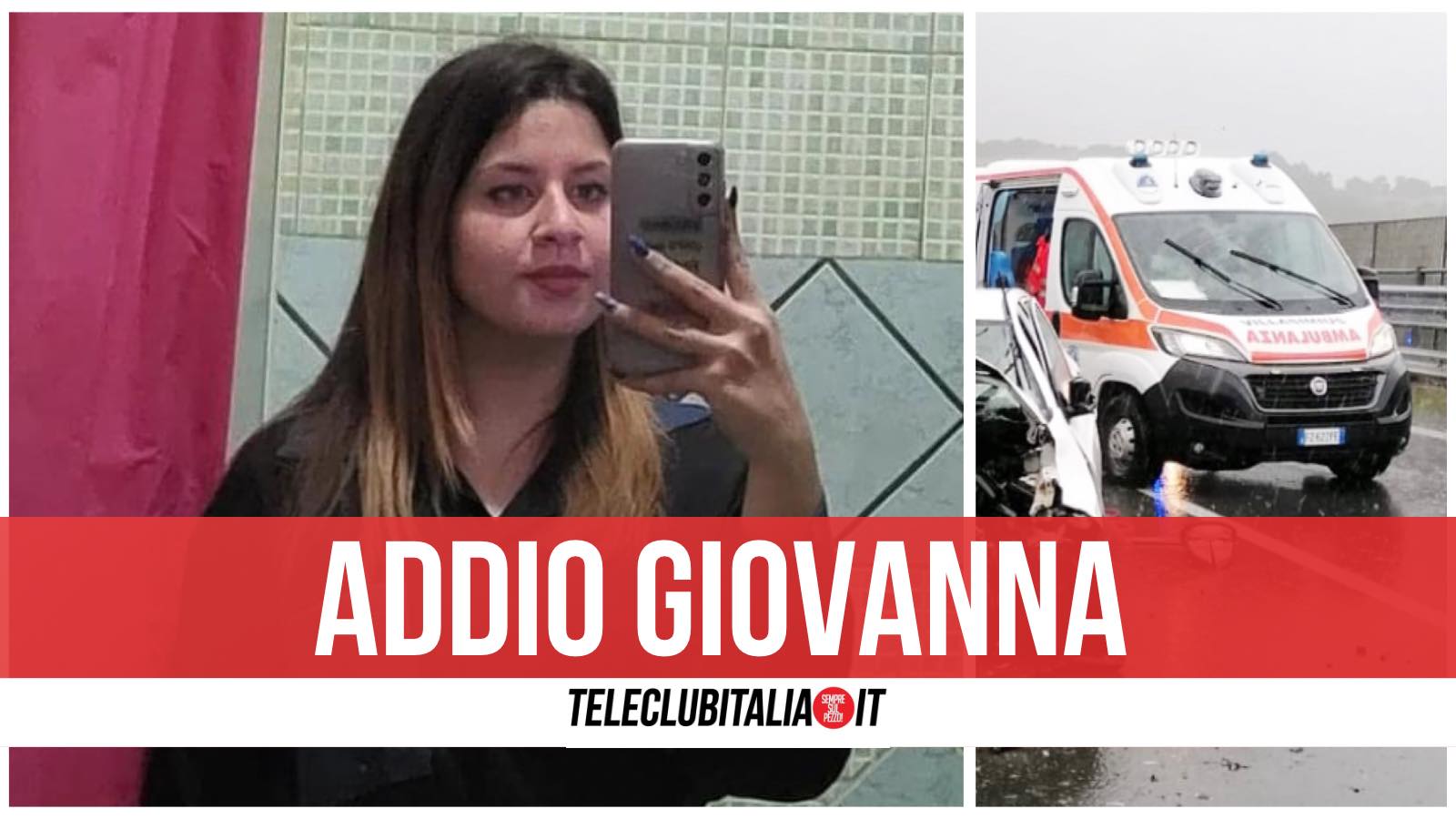 giovanna vettoliere morta incidente san marcellino casapesenna