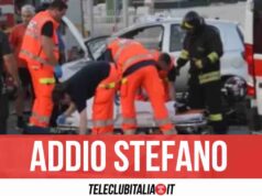 Incidente mortale nel napoletano, Stefano muore a 15 anni
