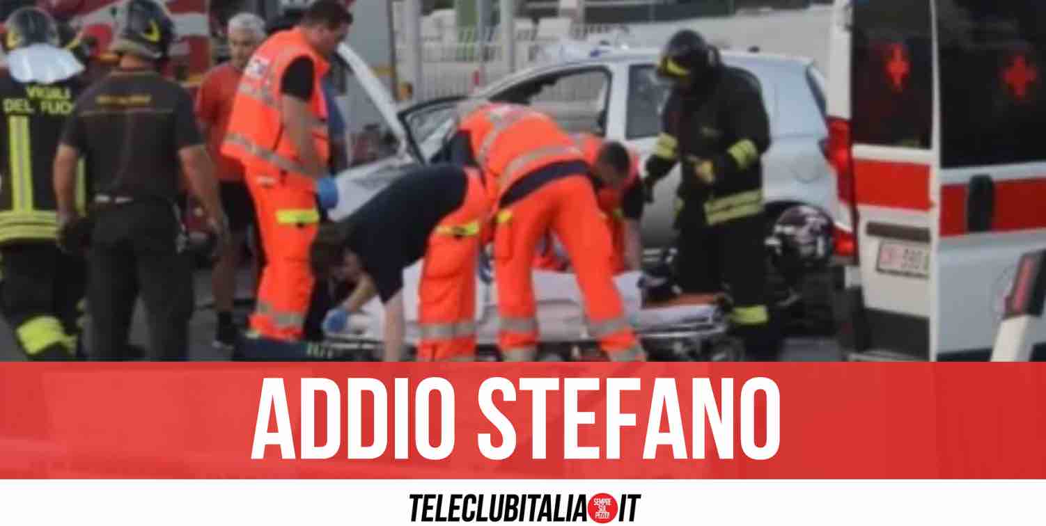 Incidente mortale nel napoletano, Stefano muore a 15 anni